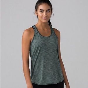 Open back workout tank